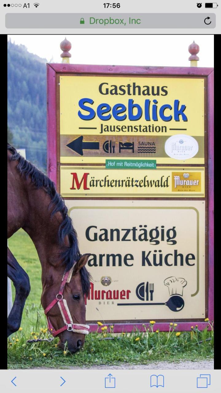 Hotel Gasthof Seeblick Zeutschach Exteriér fotografie